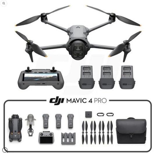 DJI MAVIC 4 PRO Fly More COMBO (DJI RC 2) con 3 Baterías